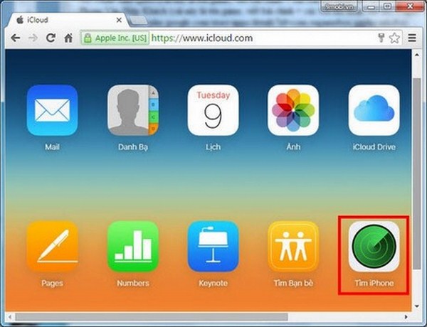 tìm iphone