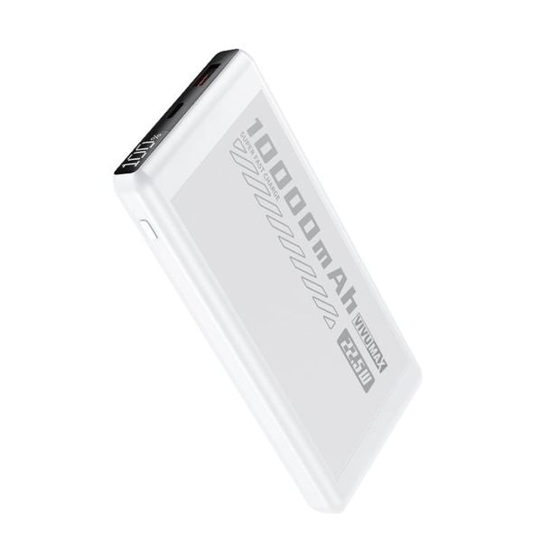 Pin sạc dự phòng Polymer 10.000mAh Vivumax P125 tích hợp cổng sạc Type C IN/OUT