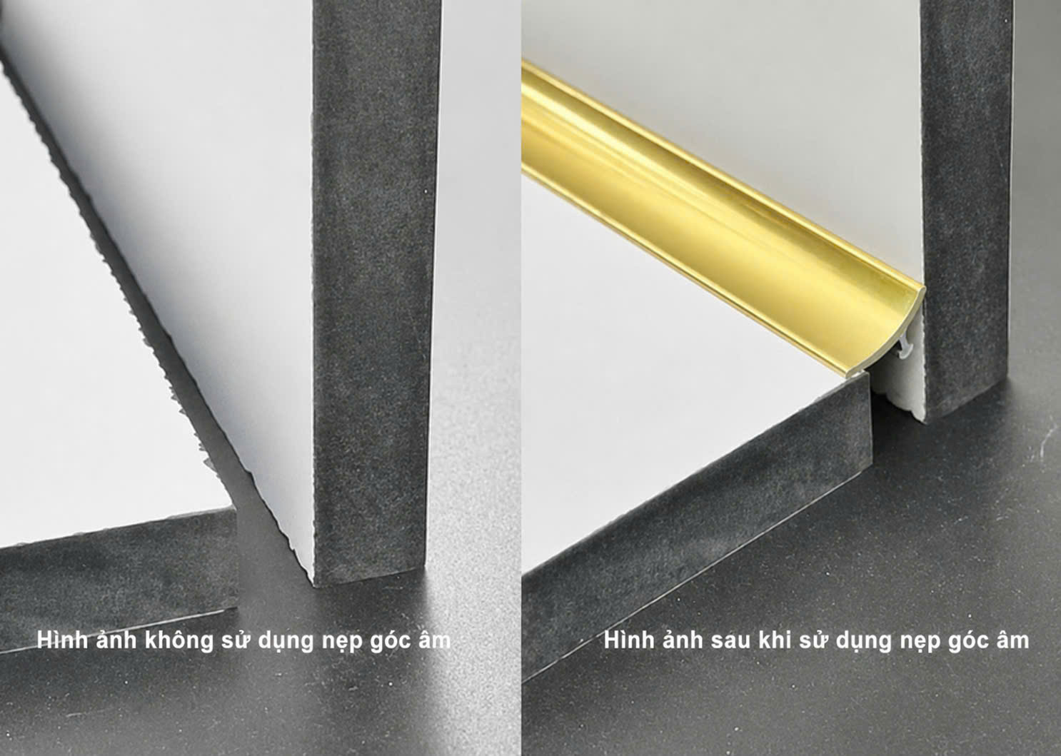 NẸP GÓC ÂM ( NẸP Y ÂM, NẸP GÓC TRONG, NẸP NHÔM CHỮ Y)