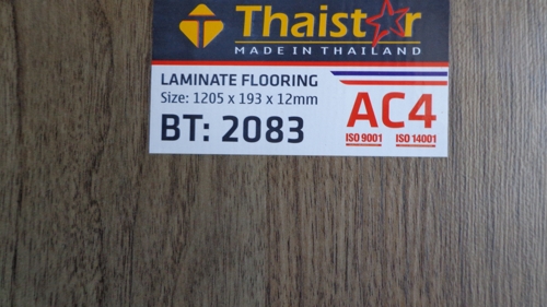 Sàn gỗ Thailand 12mm Thaistar BT2083