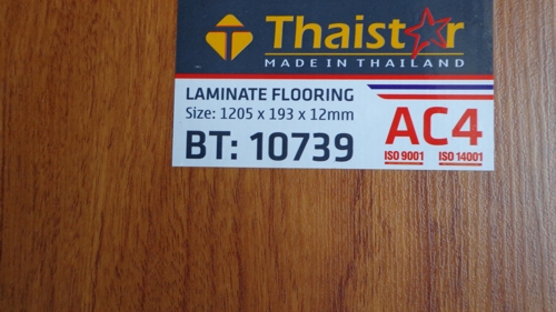 Sàn gỗ Thailand 12mm Thaistar BT10739