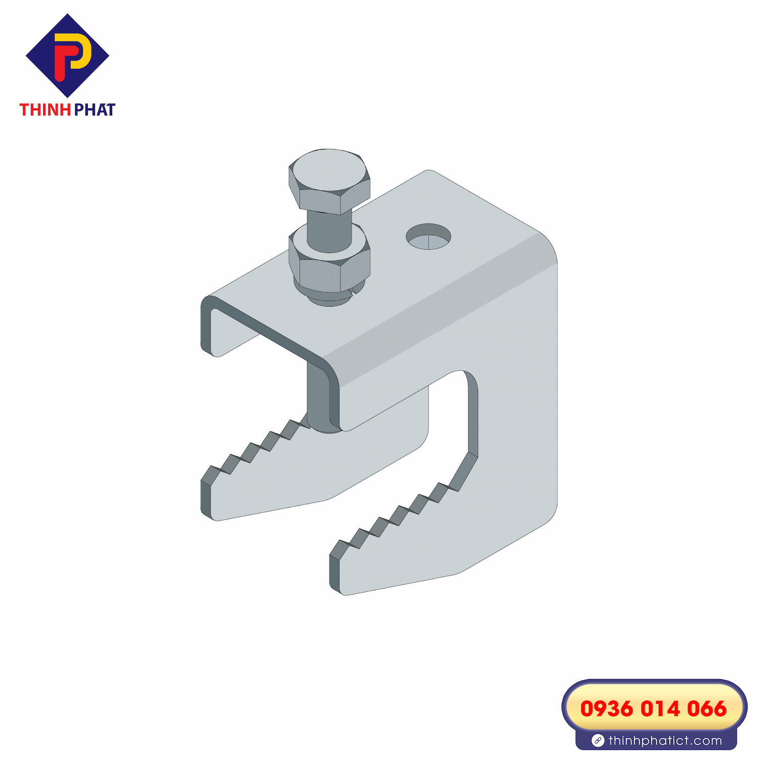 Kẹp xà gồ (KXG07) - Miệng 25mm