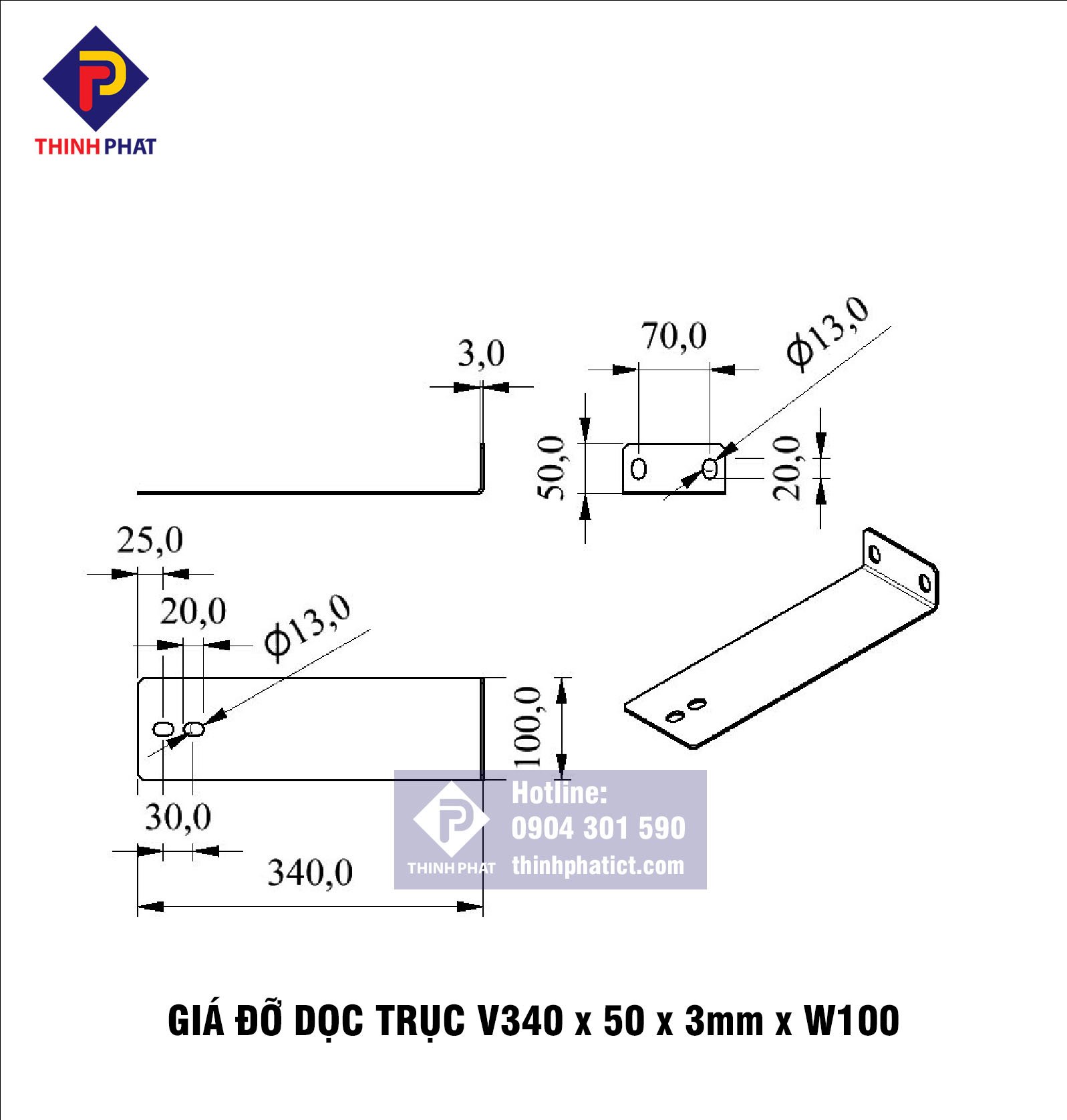 Giá đỡ dọc trục