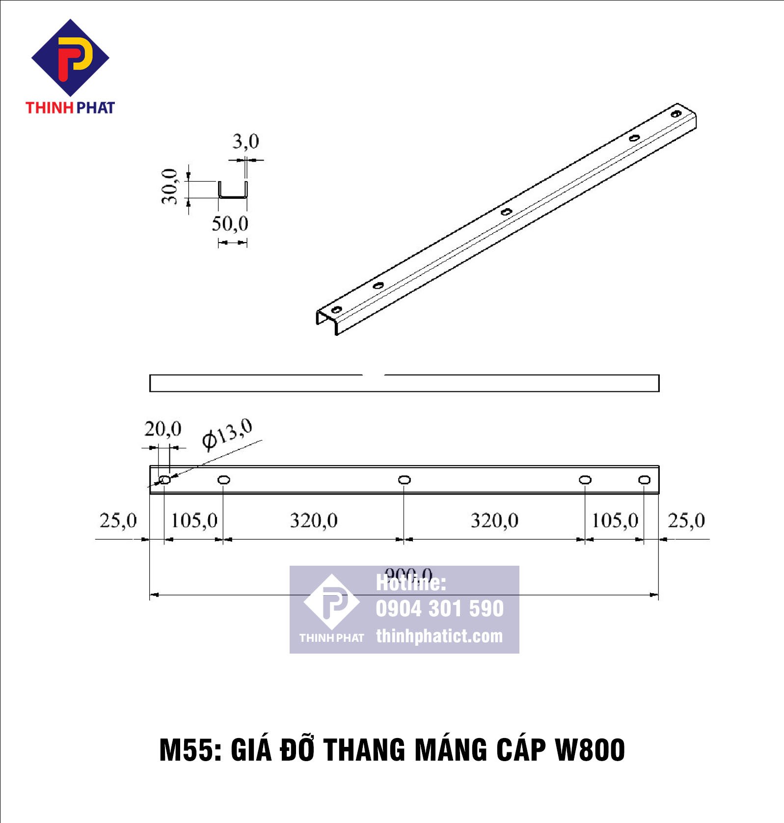 Giá đỡ thang máng cáp