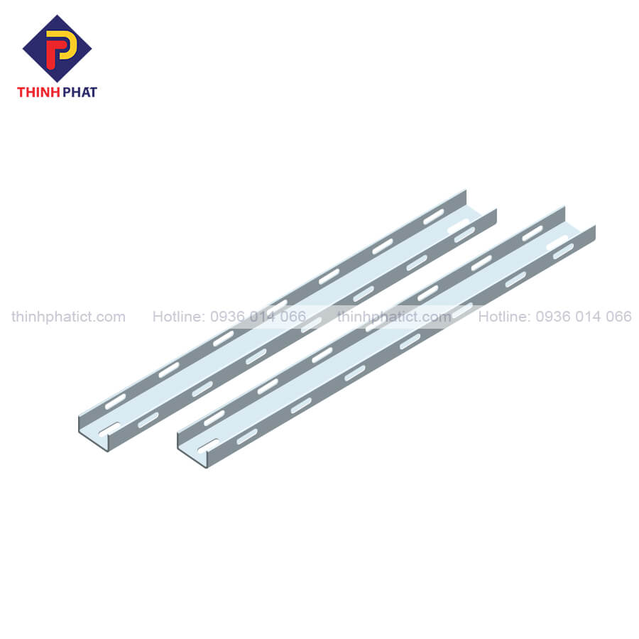 Thép hình U đột lỗ 2 cạnh