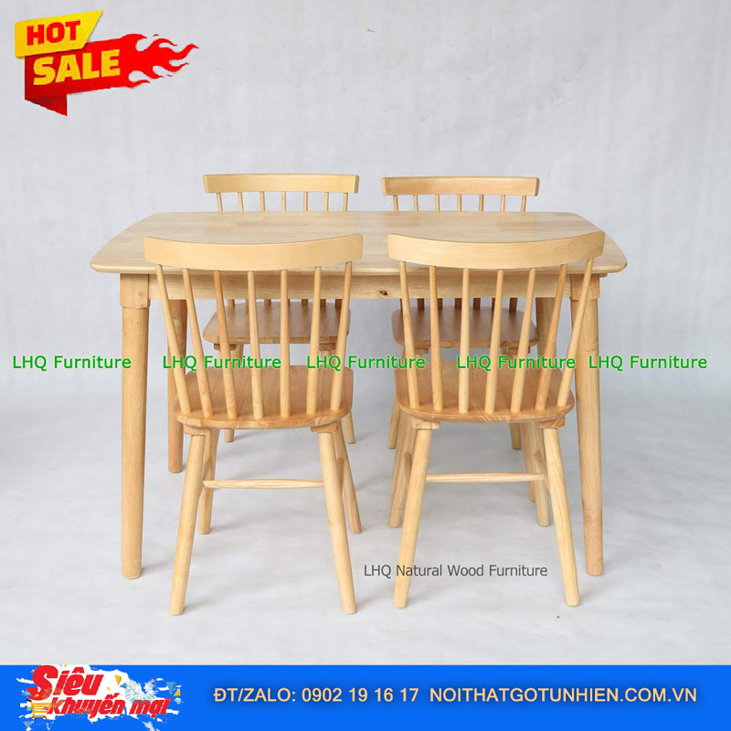Bộ Bàn Ăn 4 Ghế – Giải Pháp Nội Thất Hiện Đại Cho Gia Đình Việt