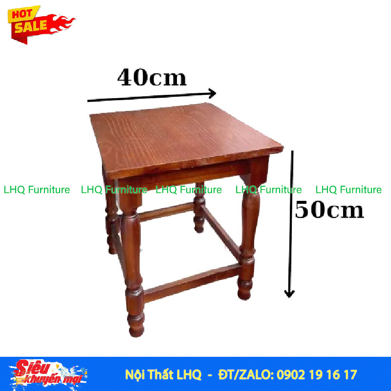 Bàn Ghế Cafe Vintage Vuông – Vẻ Đẹp Cổ Điển, Ấm Cúng Cho Quán Của Bạn