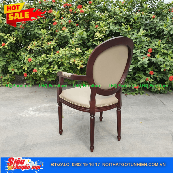 Ghế Louis Có Tay Vịn – Sang Trọng, Bền Bỉ Cho Cafe, Bàn Ăn & Nhà Hàng