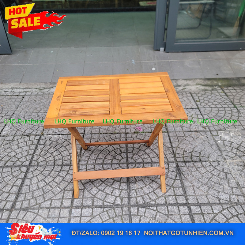 Bộ Sưu Tập Bàn Cafe Gỗ Tràm – Bát Giác, Vuông 50, Vuông 40, Chữ Nhật 40x60 – Đa Dạng Cho Quán Vỉa Hè & Ban Công