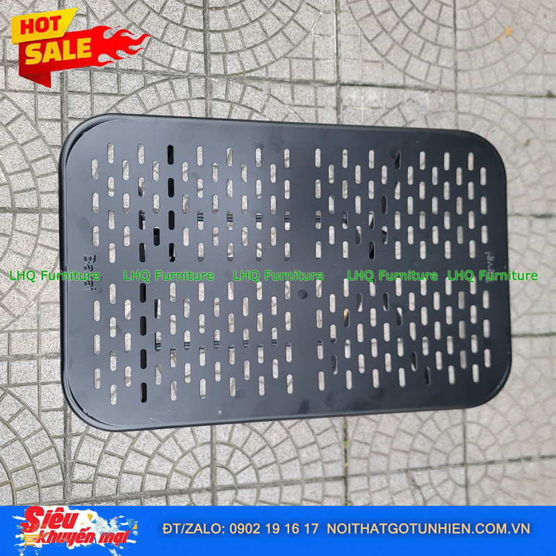 Bàn Cafe Xếp Gọn Khung Sắt – Kích Thước Vàng 40x60x51cm Cho Mọi Không Gian