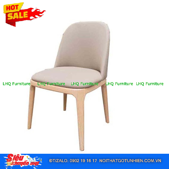 Bộ bàn ăn 4 ghế Grace – Bàn 75x120x75cm gỗ tự nhiên, thanh lịch, sang trọng