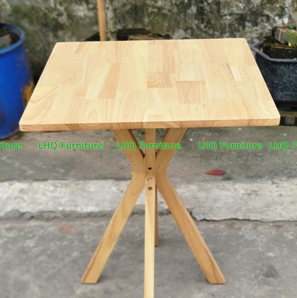 Bàn Chụm 60cm + 2 Ghế Panda Nệm – Tự Nhiên & Walnut – Giá sốc chỉ 1.200.000đ
