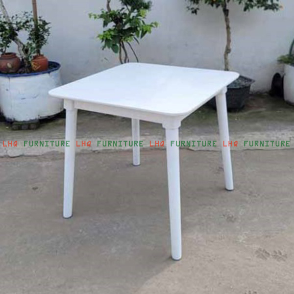 Bàn Ăn Chân Tròn Vuông 80 – Giải Pháp Tiết Kiệm Không Gian, Giá Tốt Tại Nội Thất LHQ