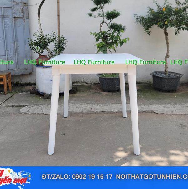 Bàn Vuông 80cm + 2 Ghế Panda Nệm – Rộng Rãi, Êm Ái – Giá chỉ 1.550.000đ