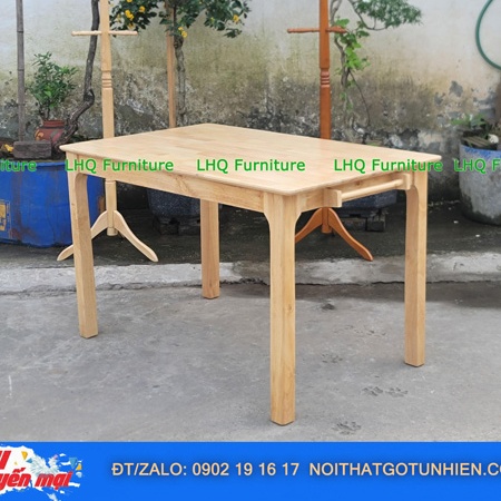 🔥 Siêu sale – Bộ bàn ăn 1m6 gỗ cao su tự nhiên + 6 ghế chữ A – Giá chỉ 4.600.000đ