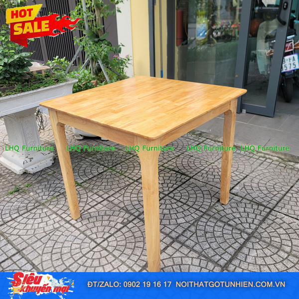 Bộ Bàn Vuông 80 2 Ghế Butter Nệm – Siêu phẩm gia đình – Giá sốc chỉ 1.600.000đ
