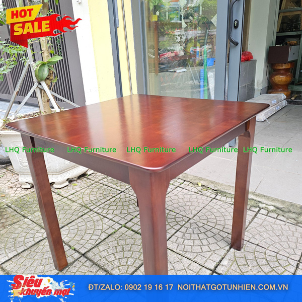 Bàn Vuông 80cm + 2 Ghế Obama – Bàn Ăn Gia Đình Nhỏ, Bàn Cafe Sang – Giá chỉ 2.000.000đ