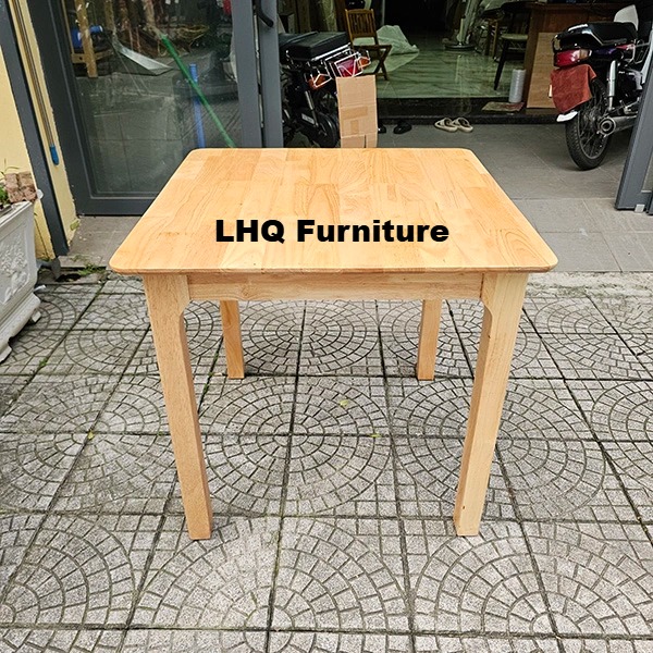 Bộ Bàn Ăn 2 Ghế Song Tiện – Bàn Chân Tròn/Vuông 80x80x75cm – Mua Lẻ Bàn Hoặc Ghế Tại LHQ