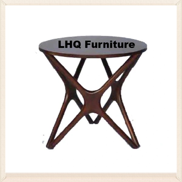 Bộ Bàn Chân Sao Mặt Tròn 60 (Cao 53cm) + 2 Ghế Grace – Màu Walnut – Bàn Cafe, Bàn Trà Sân Vườn