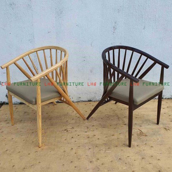 Ghế Bàn Ăn 12 Nan Gỗ Cao Su Tự Nhiên - Đẳng Cấp, Bền Bỉ