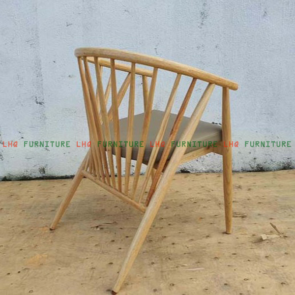 Bộ Bàn Ăn 2 Ghế 12 Nan + Bàn Chân Chụm – Vững Chãi, Thoáng Mát – LHQ Furniture