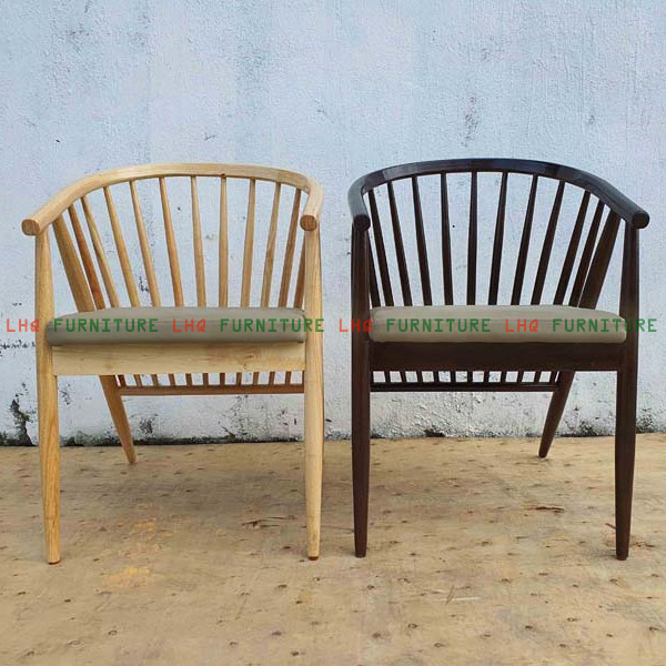 Ghế Bàn Ăn 12 Nan Gỗ Cao Su Tự Nhiên - Đẳng Cấp, Bền Bỉ