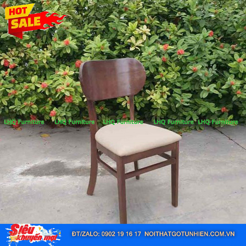 Bộ bàn ăn Butter 4 ghế nệm bàn 1m2 màu Walnut – Giá tốt