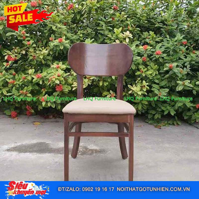 Bộ bàn ăn Butter 4 ghế nệm bàn 1m2 màu Walnut – Giá tốt