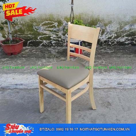 Bộ bàn ăn 1m2 4 ghế Cabin nệm – Bàn gỗ tự nhiên, ghế nệm êm ái