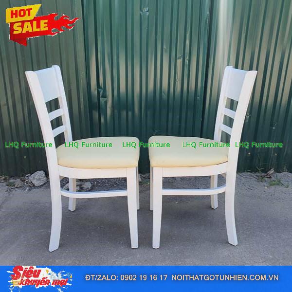Bộ bàn 1,2m giả đá 4 ghế Cabin trắng vân mây – Mặt đá sang trọng, ghế nệm êm ái