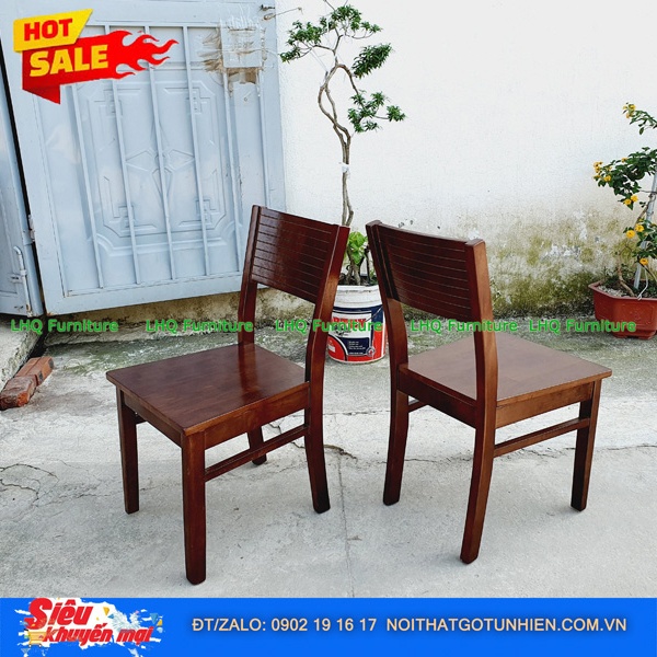 Siêu khuyến mãi – Bộ bàn ăn 6 ghế Cherry sơn màu walnut – Giá chỉ 4.200.000đ tại LHQ Furniture