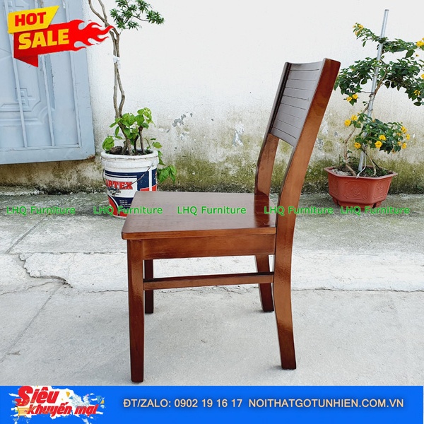 Siêu khuyến mãi – Bộ bàn ăn 6 ghế Cherry sơn màu walnut – Giá chỉ 4.200.000đ tại LHQ Furniture