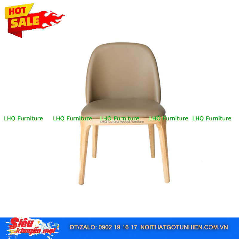Bộ bàn ăn 4 ghế Grace – Bàn 75x120x75cm gỗ tự nhiên, thanh lịch, sang trọng