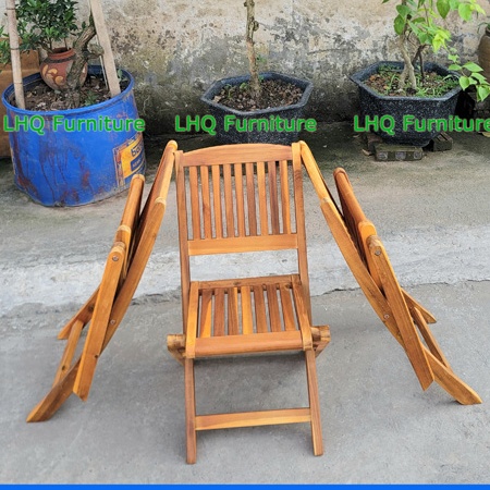 Ghế cafe vỉa hè, Xếp xuôi tiện dụng, Gỗ tràm, Bán chạy 2024