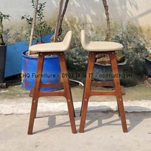 Ghế Quầy Bar Mặt Nệm Gỗ Cao Su - Lựa Chọn Hoàn Hảo Cho Không Gian Hiện Đại