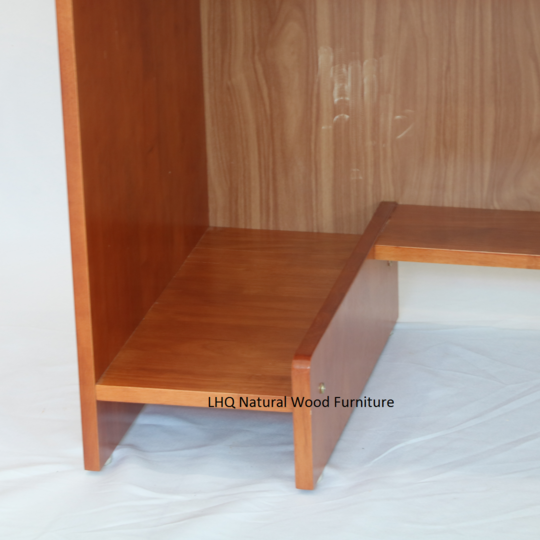 Bàn học sinh có giá sách 1m2, gỗ cao su tự nhiên, tháo ráp tiện lợi, bảo hành