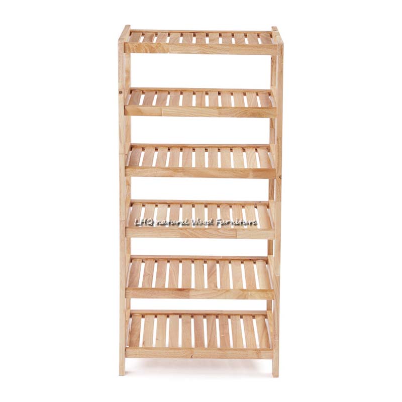 Kệ dép 6 tầng rộng 45cm, Gỗ tự nhiên, Hoàn thiện kỹ, Giá rẻ