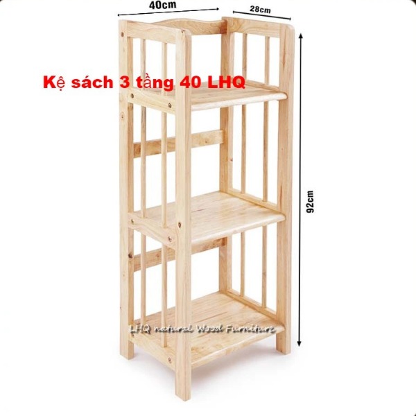 Kệ sách 3 Tầng, Rộng 40cm, Sử dụng đa năng, Bán chạy nhất 2024