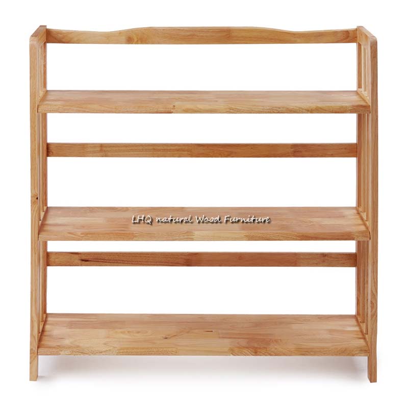 Kệ sách 3 Tầng 90cm, Gỗ cao su, Kết cấu chắc, Giá rẻ