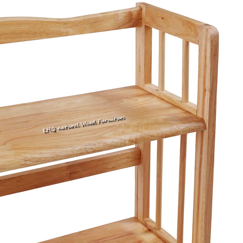 Kệ sách 3 Tầng 90cm, Gỗ cao su, Kết cấu chắc, Giá rẻ