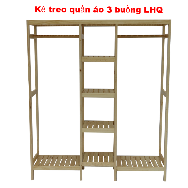Kệ treo quần áo 3 buồng, Tháo ráp tiện lợi, Vận chuyển rẻ