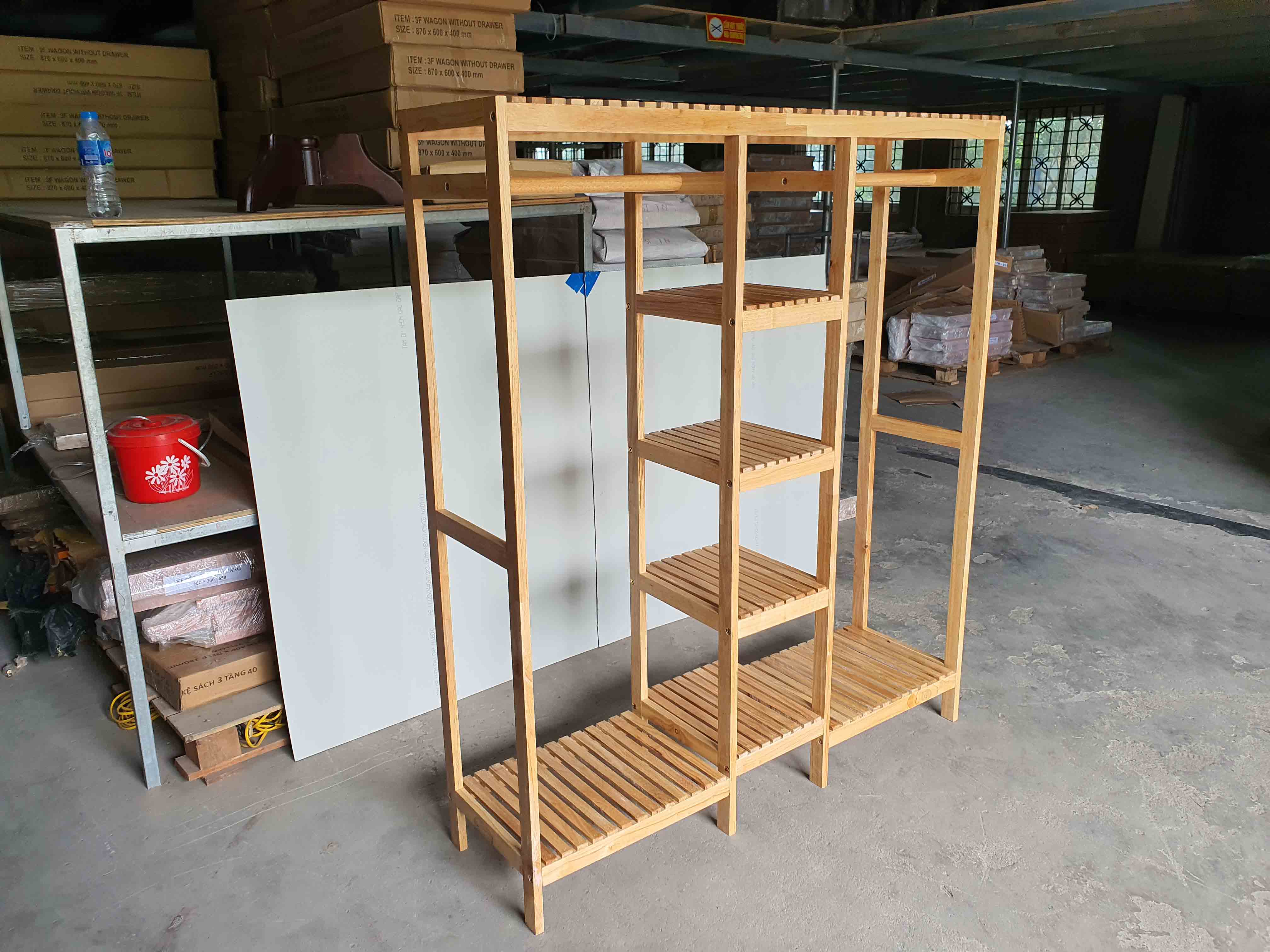 Kệ treo quần áo 3 buồng, Tháo ráp tiện lợi, Vận chuyển rẻ