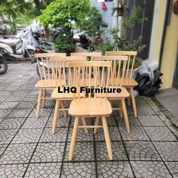 Bộ Bàn Ăn 2 Ghế Song Tiện – Bàn Chân Tròn/Vuông 80x80x75cm – Mua Lẻ Bàn Hoặc Ghế Tại LHQ