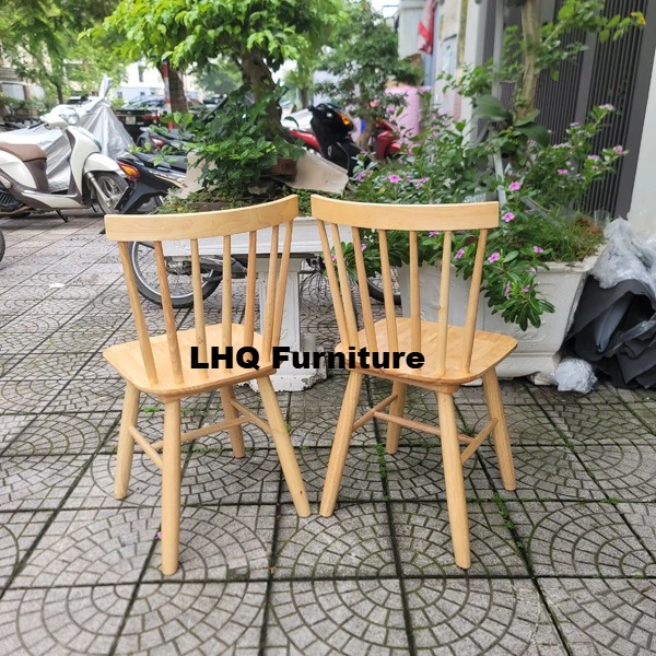 Bộ Bàn Ăn 2 Ghế Song Tiện – Bàn Chân Tròn/Vuông 80x80x75cm – Mua Lẻ Bàn Hoặc Ghế Tại LHQ