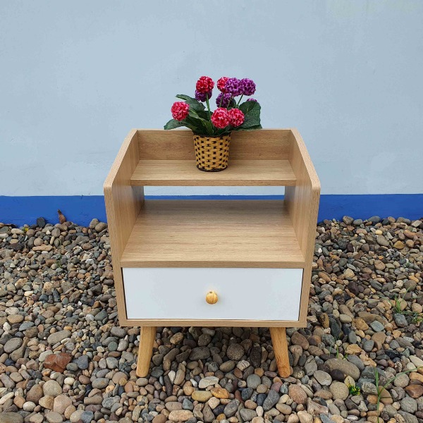 Tab Đầu Giường, Gỗ MDF, Có Hộc và ngăn kéo, Giá rẻ