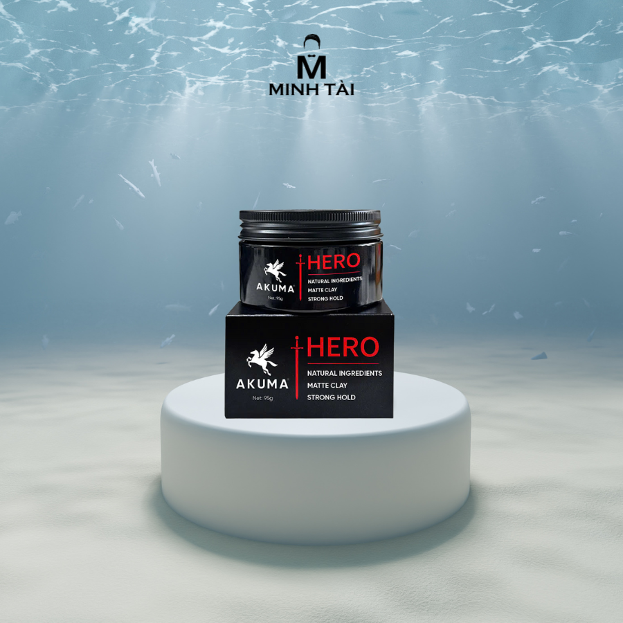 Đánh giá chi tiết sáp vuốt tóc AKUMA HERO Matte Clay 95g