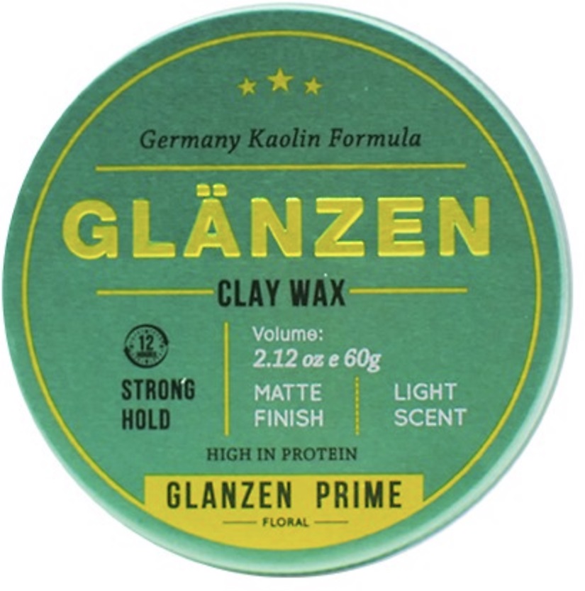 Sáp vuốt tóc nam Glanzen Clay Wax 60g giữ nếp vượt trội bất chấp mũ bảo  hiểm hút dầu không bóng - 30Shine phân phối chính hãng - Gel-Wax tạo kiểu  tóc |