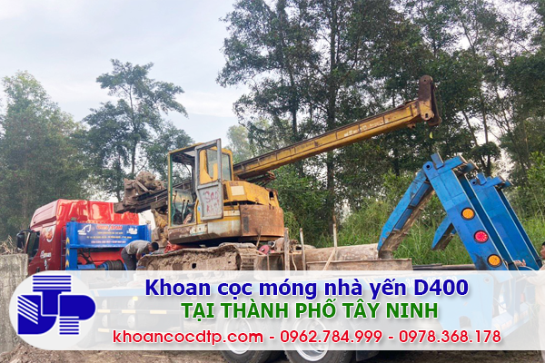 Khoan cọc móng làm nhà yến tại TP Tây Ninh