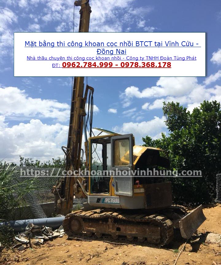 khoan cọc nhồi tại Đồng Nai