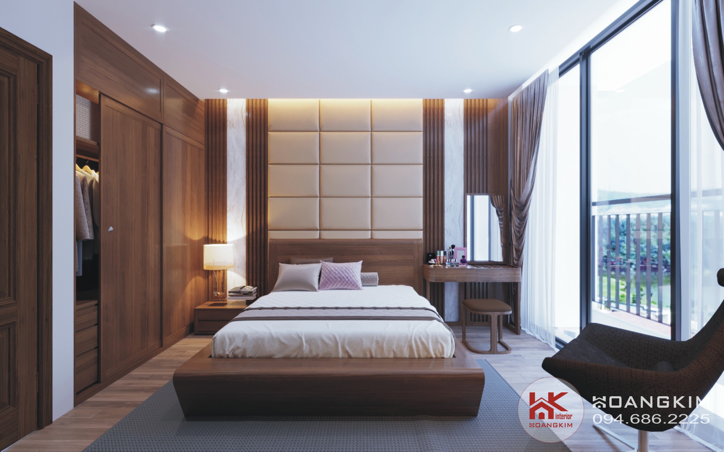 phòng ngủ nội thất biệt thự